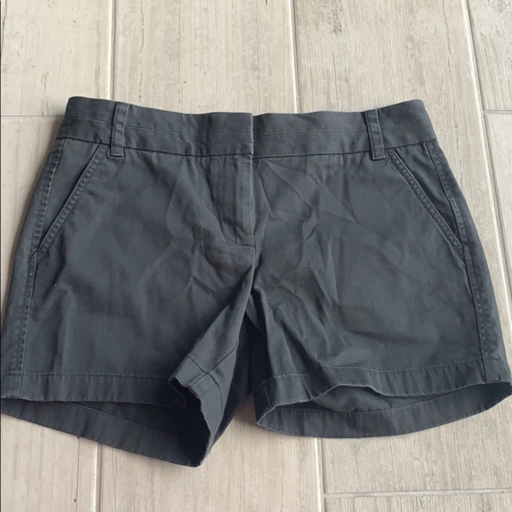 J crew gray chino shorts size 2